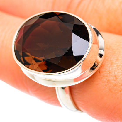 Smoky Quartz Rings handcrafted by Ana Silver Co - RING75204