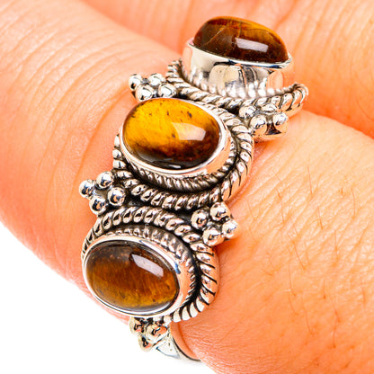 Tiger Eye Rings handcrafted by Ana Silver Co - RING75205