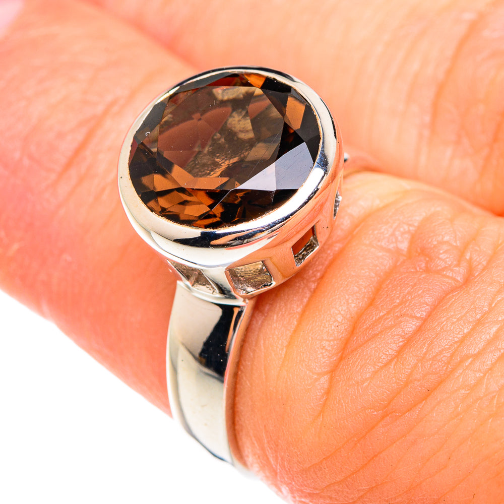 Smoky Quartz Rings handcrafted by Ana Silver Co - RING75206