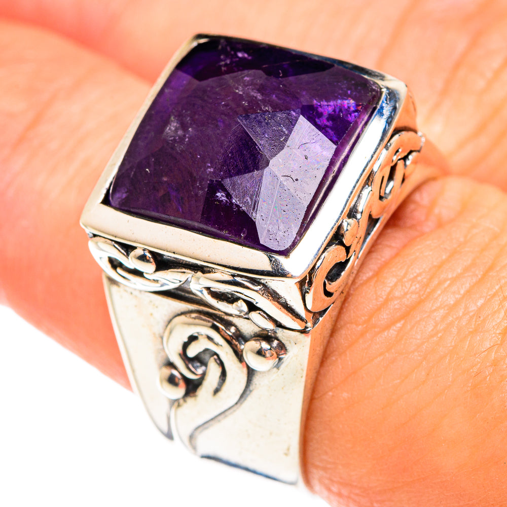 Amethyst Rings handcrafted by Ana Silver Co - RING75213