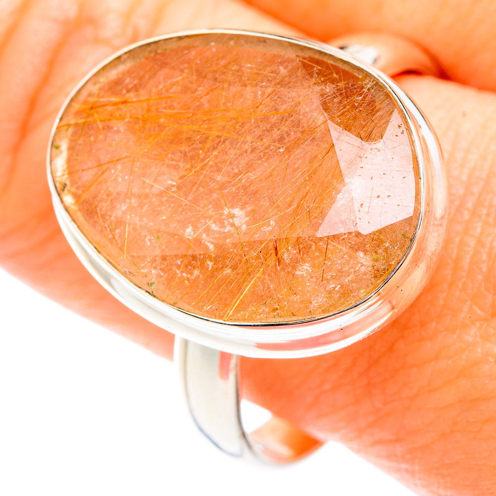 Rutilated Quartz Rings handcrafted by Ana Silver Co - RING75215