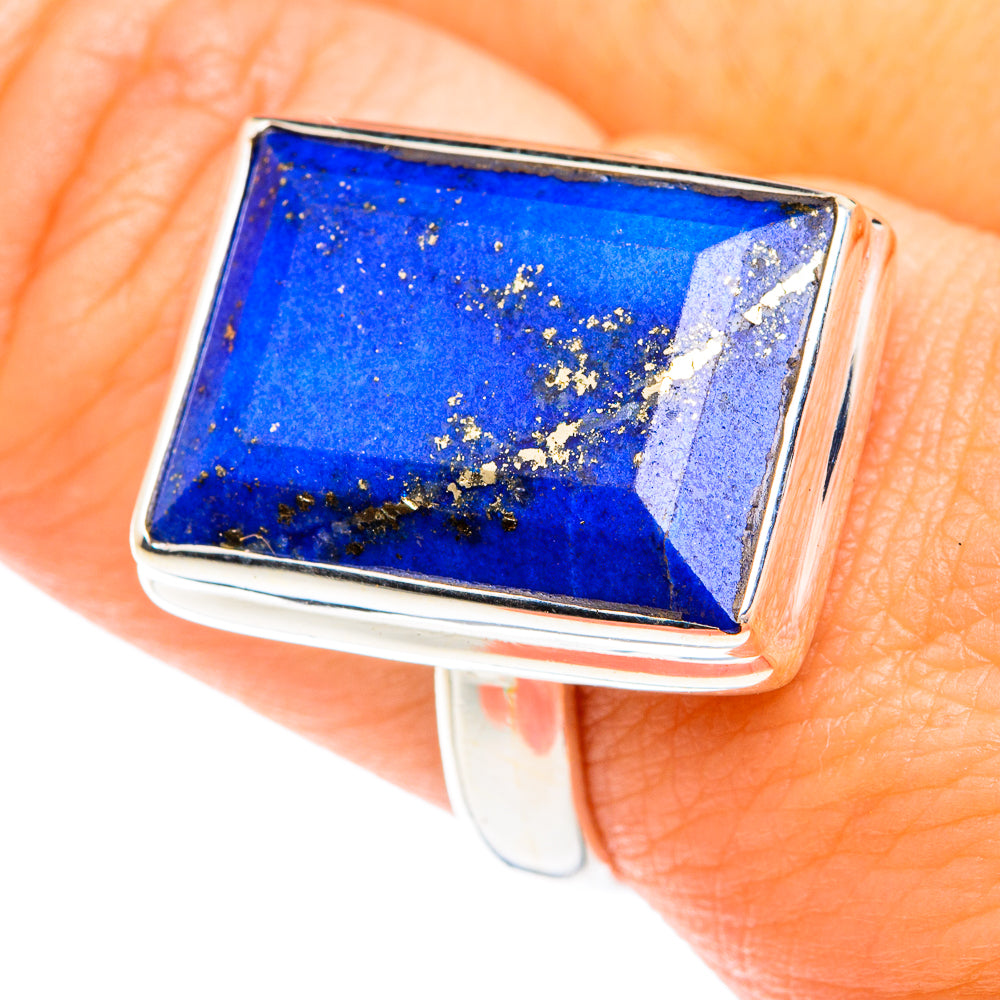 Lapis Lazuli Rings handcrafted by Ana Silver Co - RING75222