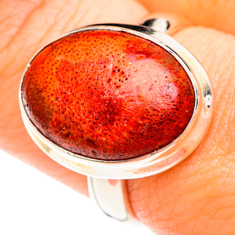 Sponge Coral Rings handcrafted by Ana Silver Co - RING75235