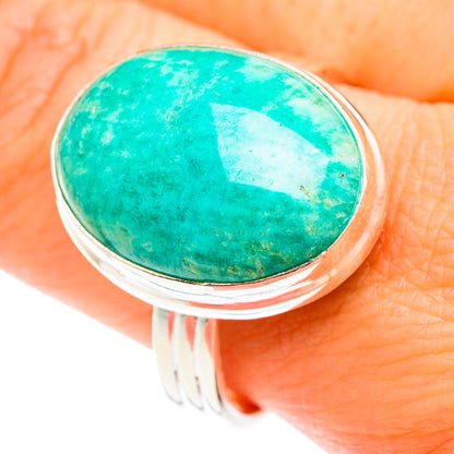 Amazonite Rings handcrafted by Ana Silver Co - RING75253