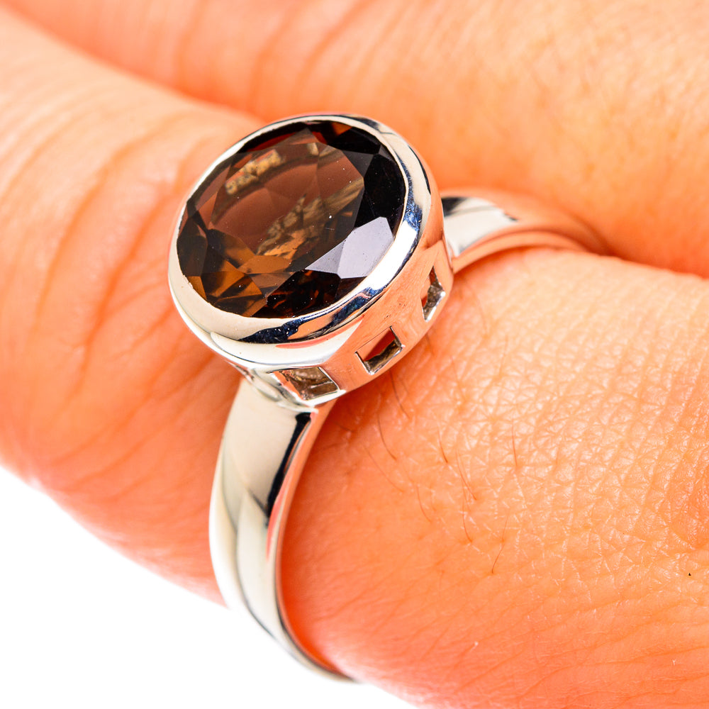 Smoky Quartz Rings handcrafted by Ana Silver Co - RING75258