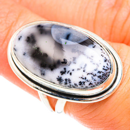 Dendritic Opal Rings handcrafted by Ana Silver Co - RING75269