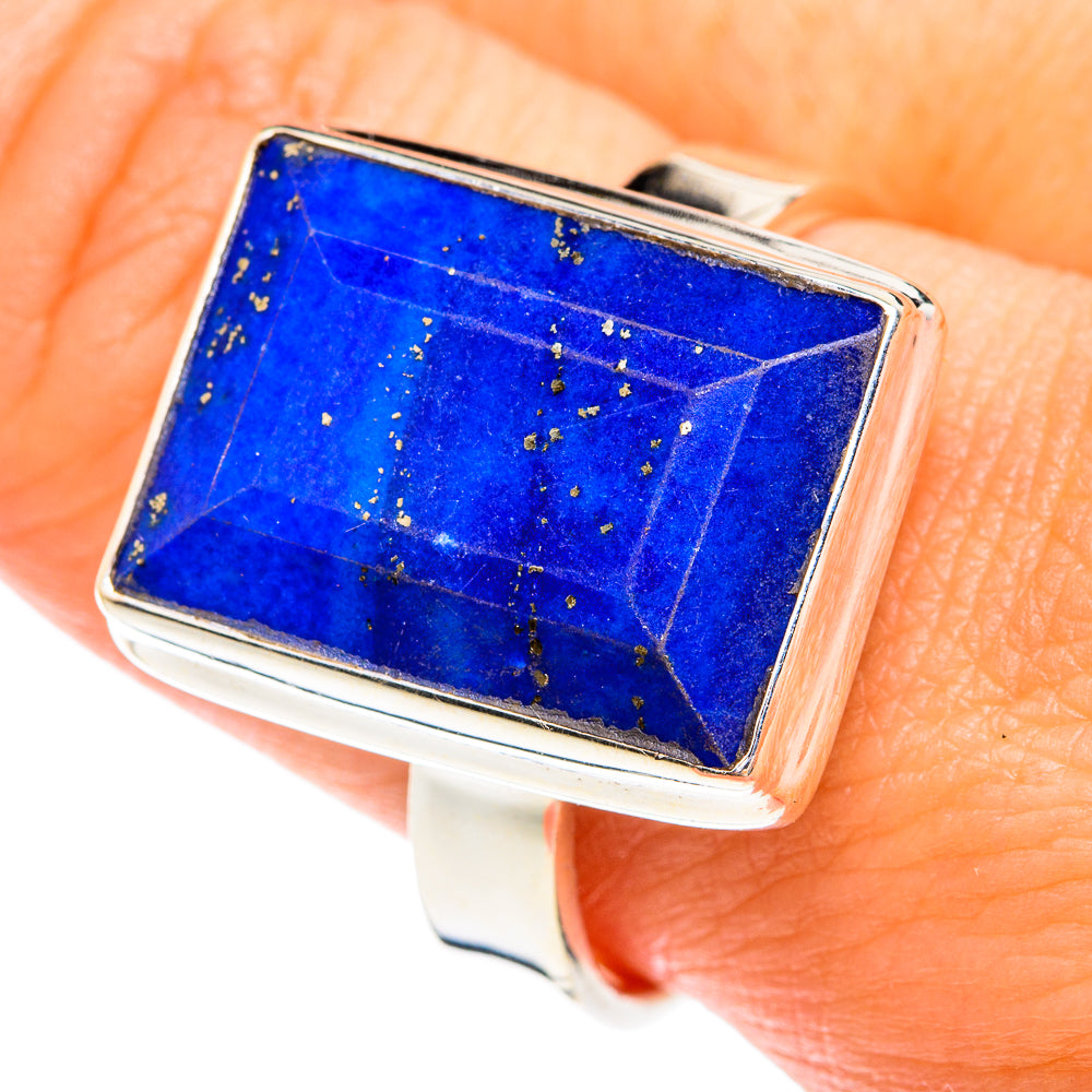 Lapis Lazuli Rings handcrafted by Ana Silver Co - RING75272