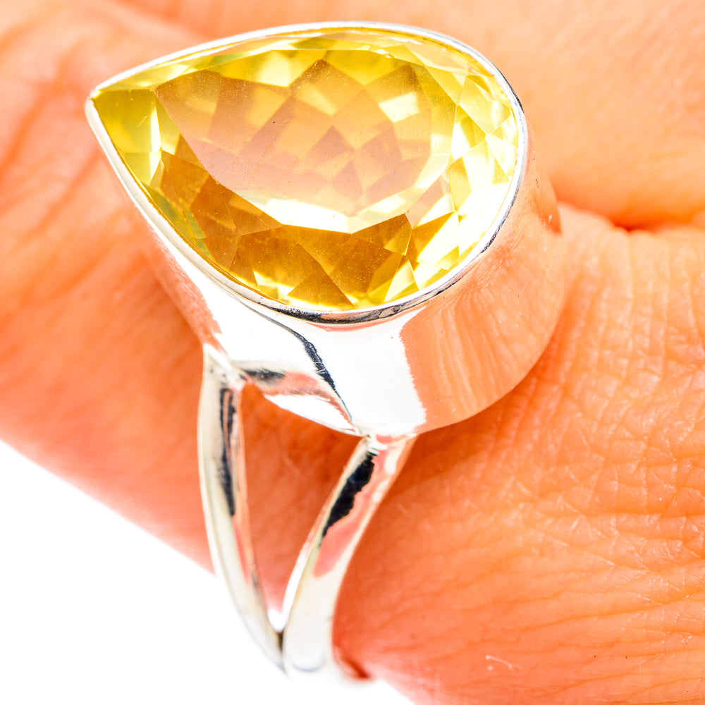 Citrine Rings handcrafted by Ana Silver Co - RING75297