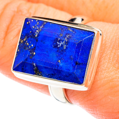 Lapis Lazuli Rings handcrafted by Ana Silver Co - RING75303