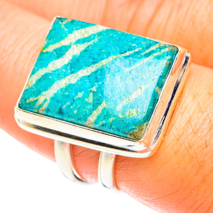 Amazonite Rings handcrafted by Ana Silver Co - RING75306