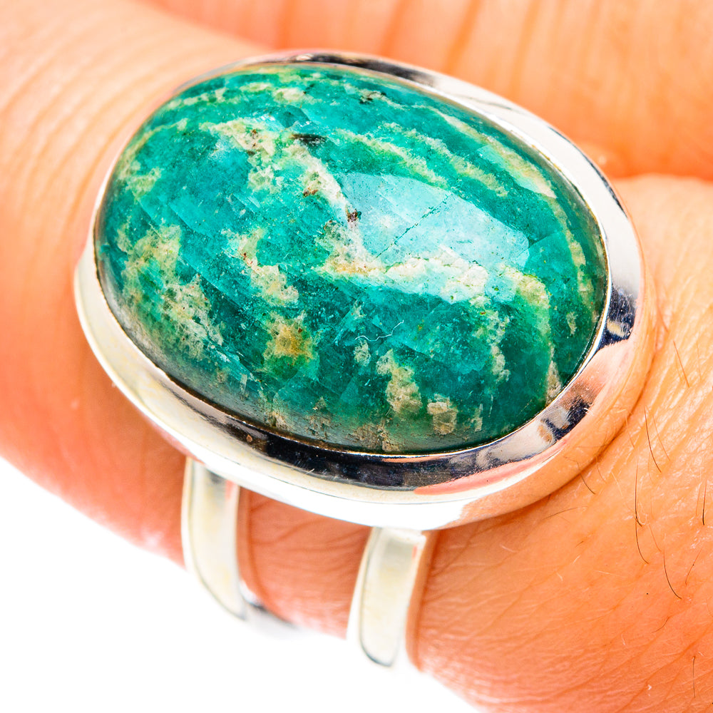Amazonite Rings handcrafted by Ana Silver Co - RING75308