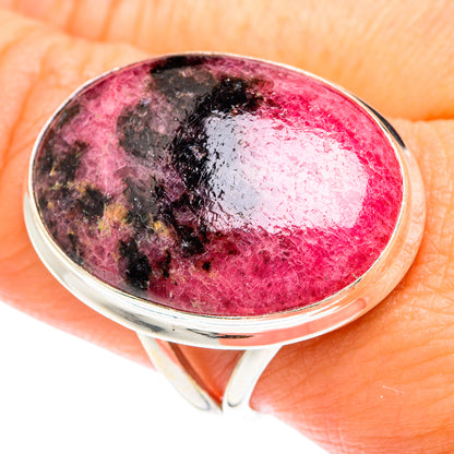 Rhodonite Rings handcrafted by Ana Silver Co - RING75316