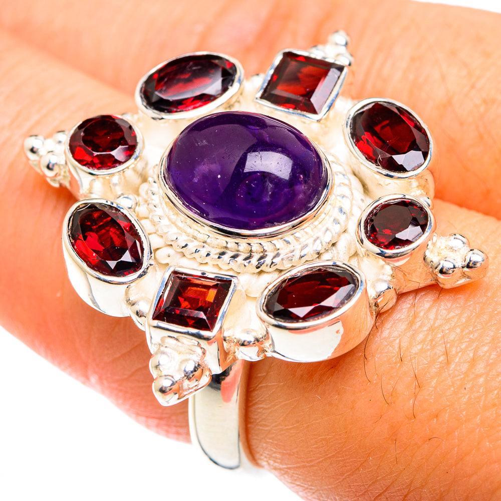 Amethyst Rings handcrafted by Ana Silver Co - RING75317