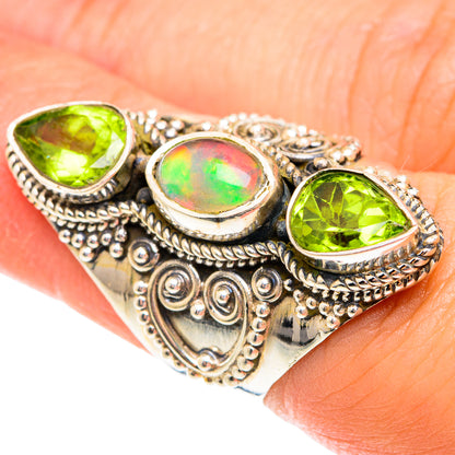 Ethiopian Opal Rings handcrafted by Ana Silver Co - RING75322