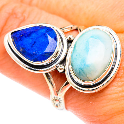 Larimar Rings handcrafted by Ana Silver Co - RING75324
