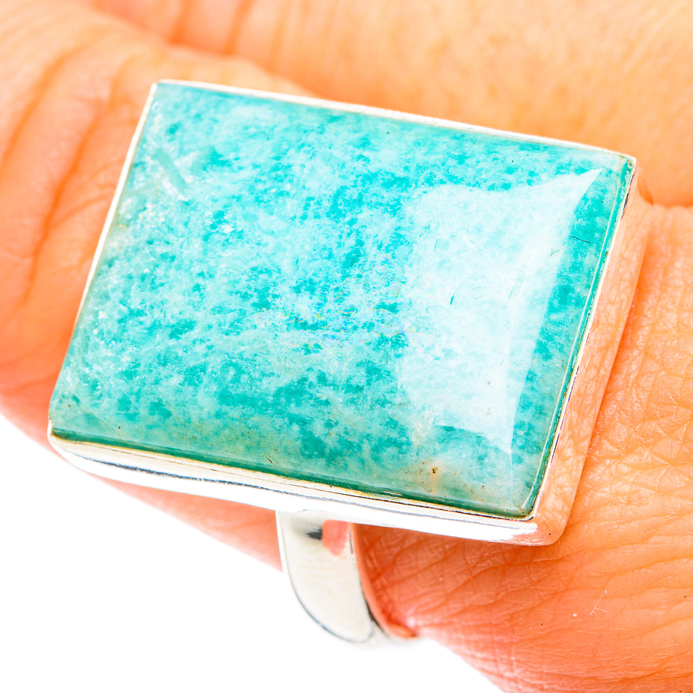 Amazonite Rings handcrafted by Ana Silver Co - RING75328