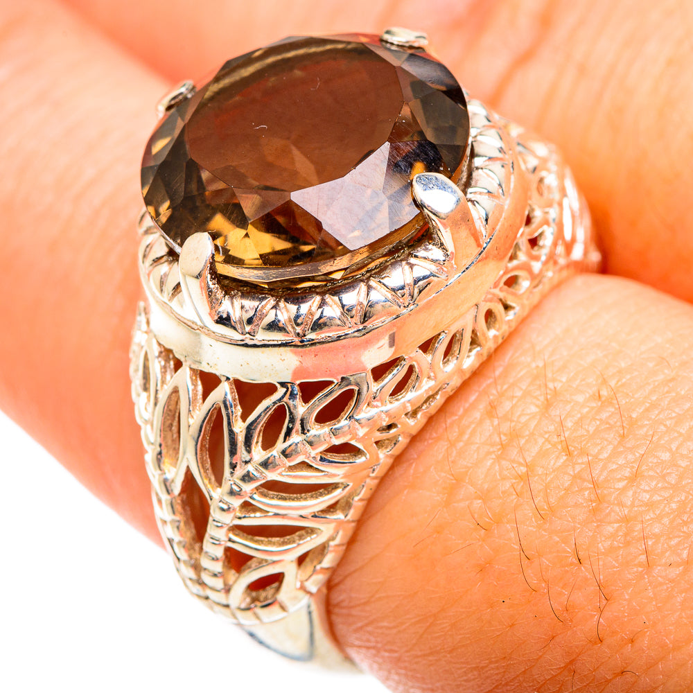 Smoky Quartz Rings handcrafted by Ana Silver Co - RING75330