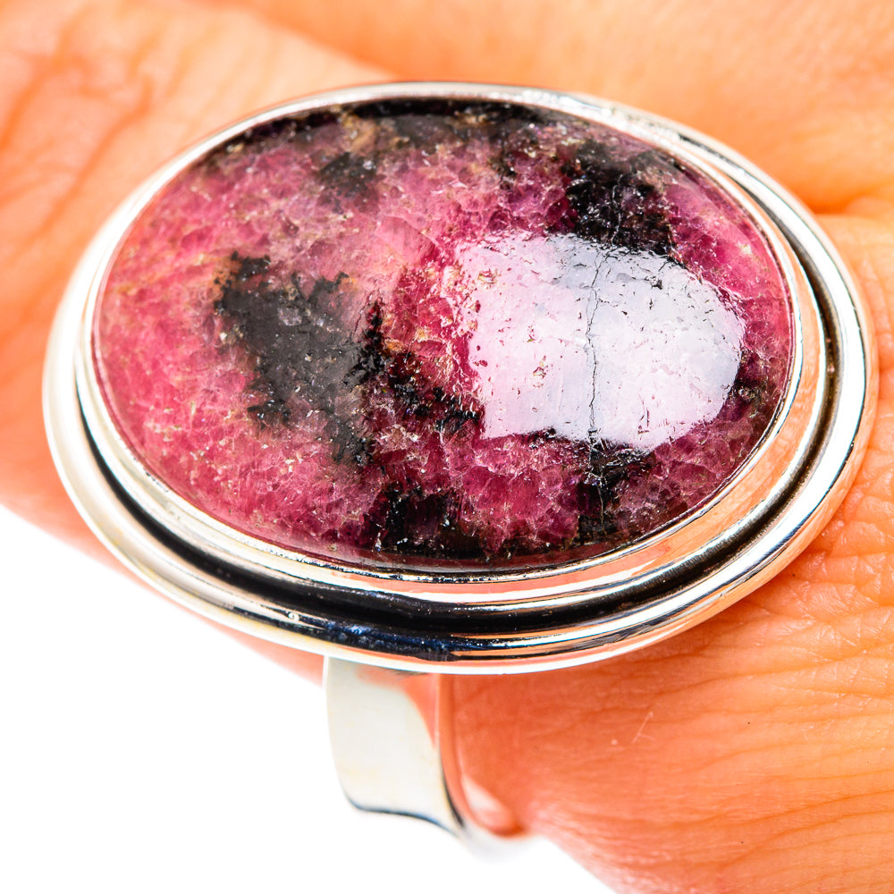 Rhodonite Rings handcrafted by Ana Silver Co - RING75335