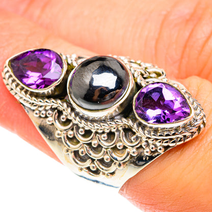 Hematite Rings handcrafted by Ana Silver Co - RING75336