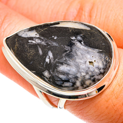 Chrysanthemum Stone Rings handcrafted by Ana Silver Co - RING75337