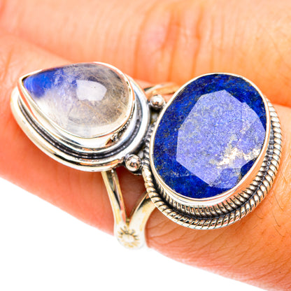 Lapis Lazuli Rings handcrafted by Ana Silver Co - RING75344