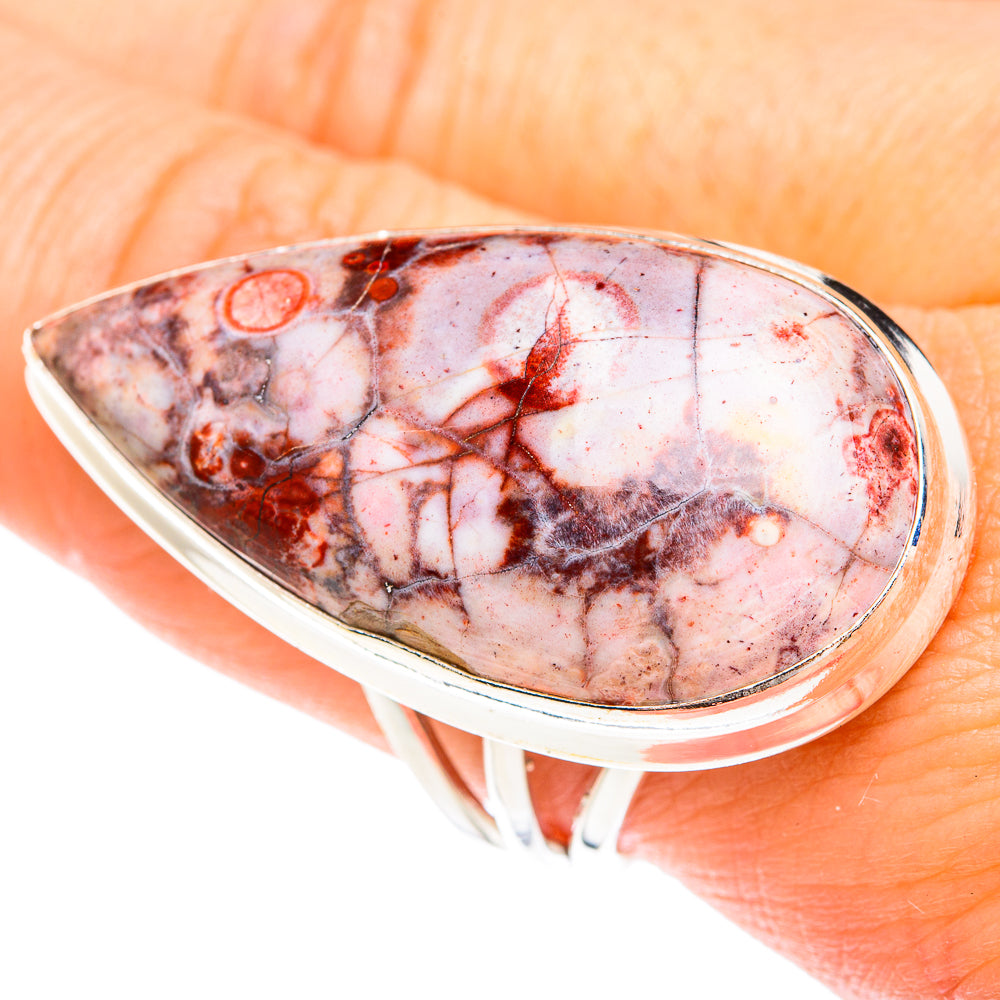 Poppy Jasper Rings handcrafted by Ana Silver Co - RING75349