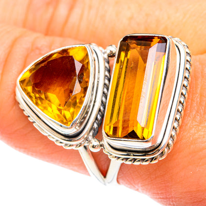 Mandarin Citrine Rings handcrafted by Ana Silver Co - RING75351