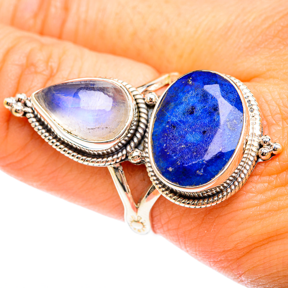 Lapis Lazuli Rings handcrafted by Ana Silver Co - RING75361