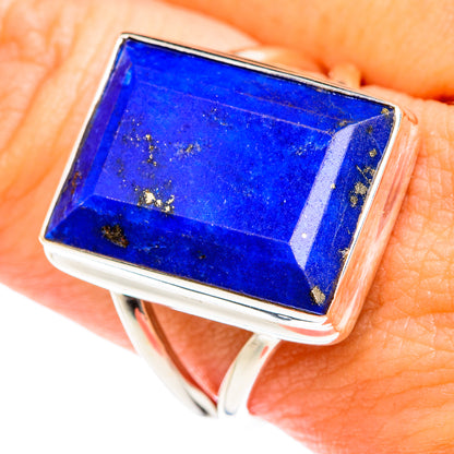 Lapis Lazuli Rings handcrafted by Ana Silver Co - RING75364