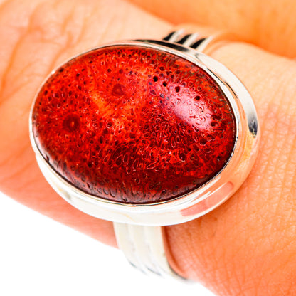 Sponge Coral Rings handcrafted by Ana Silver Co - RING75376