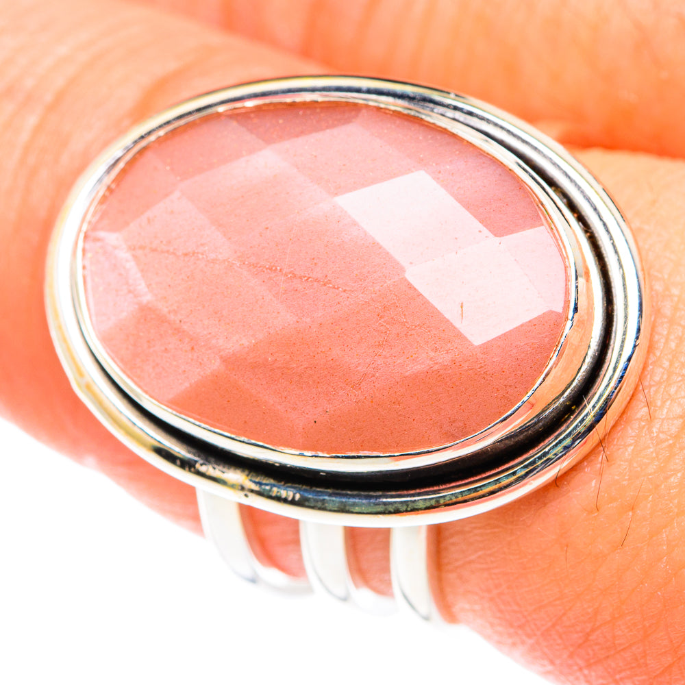 Pink Opal Rings handcrafted by Ana Silver Co - RING75377