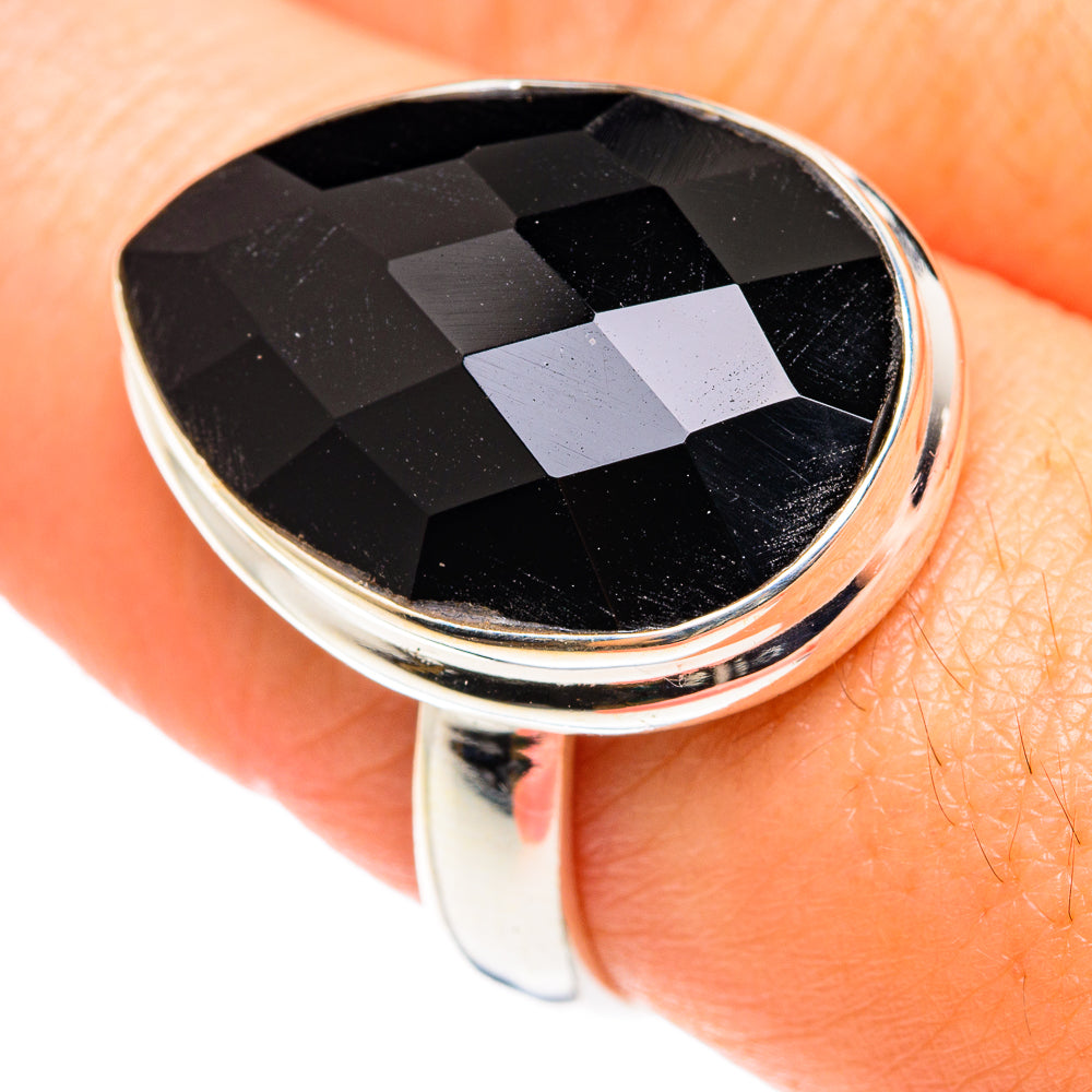 Black Onyx Rings handcrafted by Ana Silver Co - RING75387