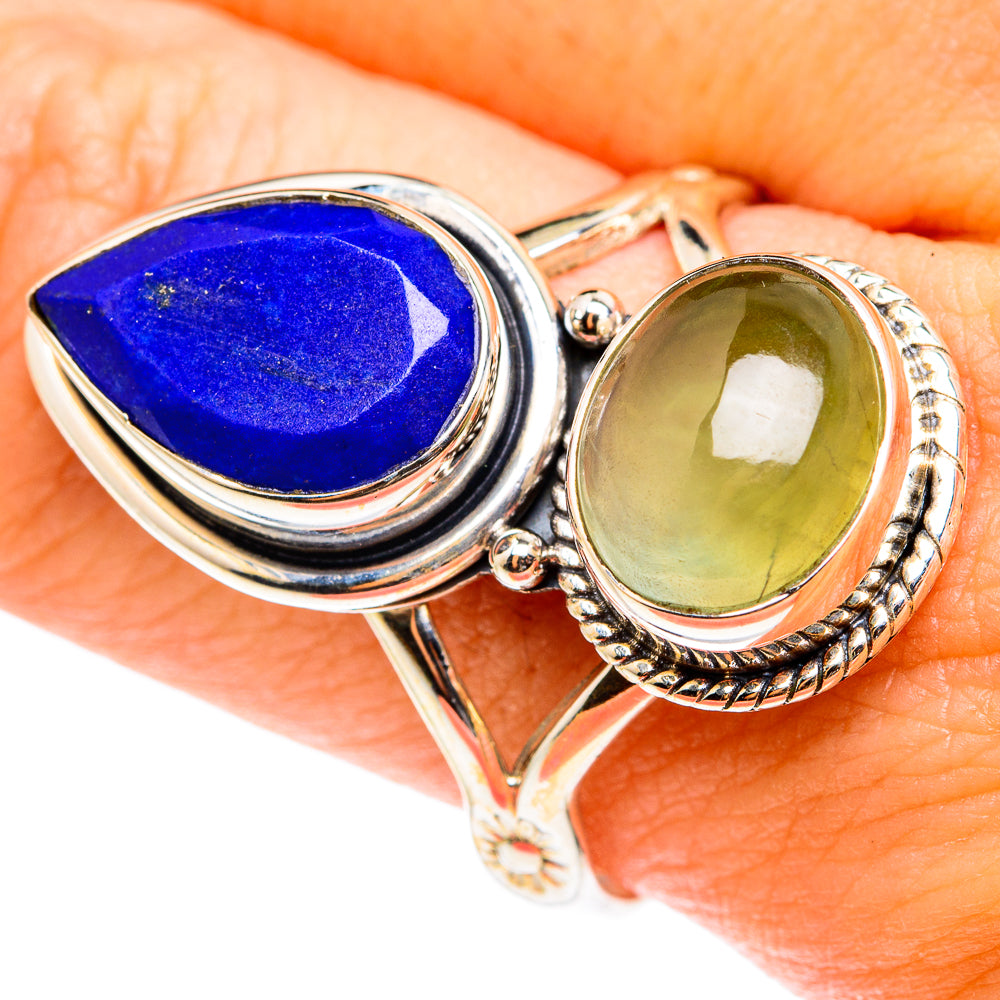 Lapis Lazuli Rings handcrafted by Ana Silver Co - RING75393