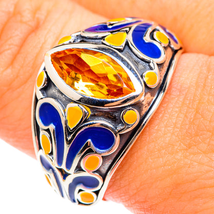 Mandarin Citrine Rings handcrafted by Ana Silver Co - RING75394
