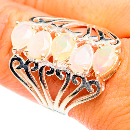 Ethiopian Opal Rings handcrafted by Ana Silver Co - RING75395