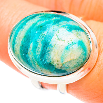Amazonite Rings handcrafted by Ana Silver Co - RING75407
