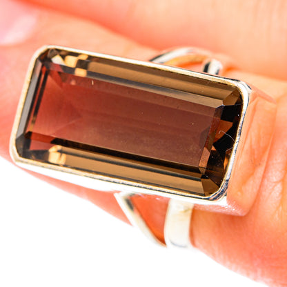 Smoky Quartz Rings handcrafted by Ana Silver Co - RING75410