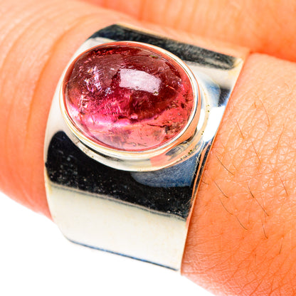 Pink Tourmaline Rings handcrafted by Ana Silver Co - RING75414
