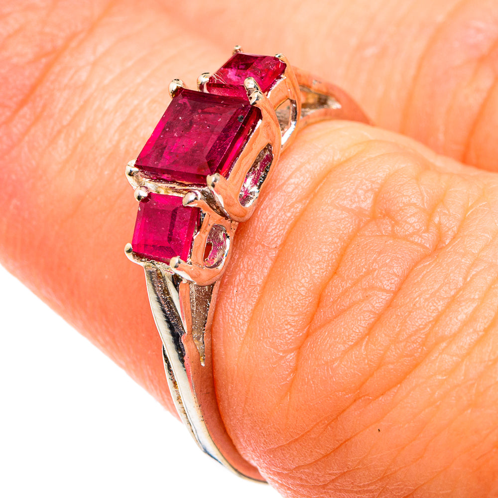 Ruby Rings handcrafted by Ana Silver Co - RING75415