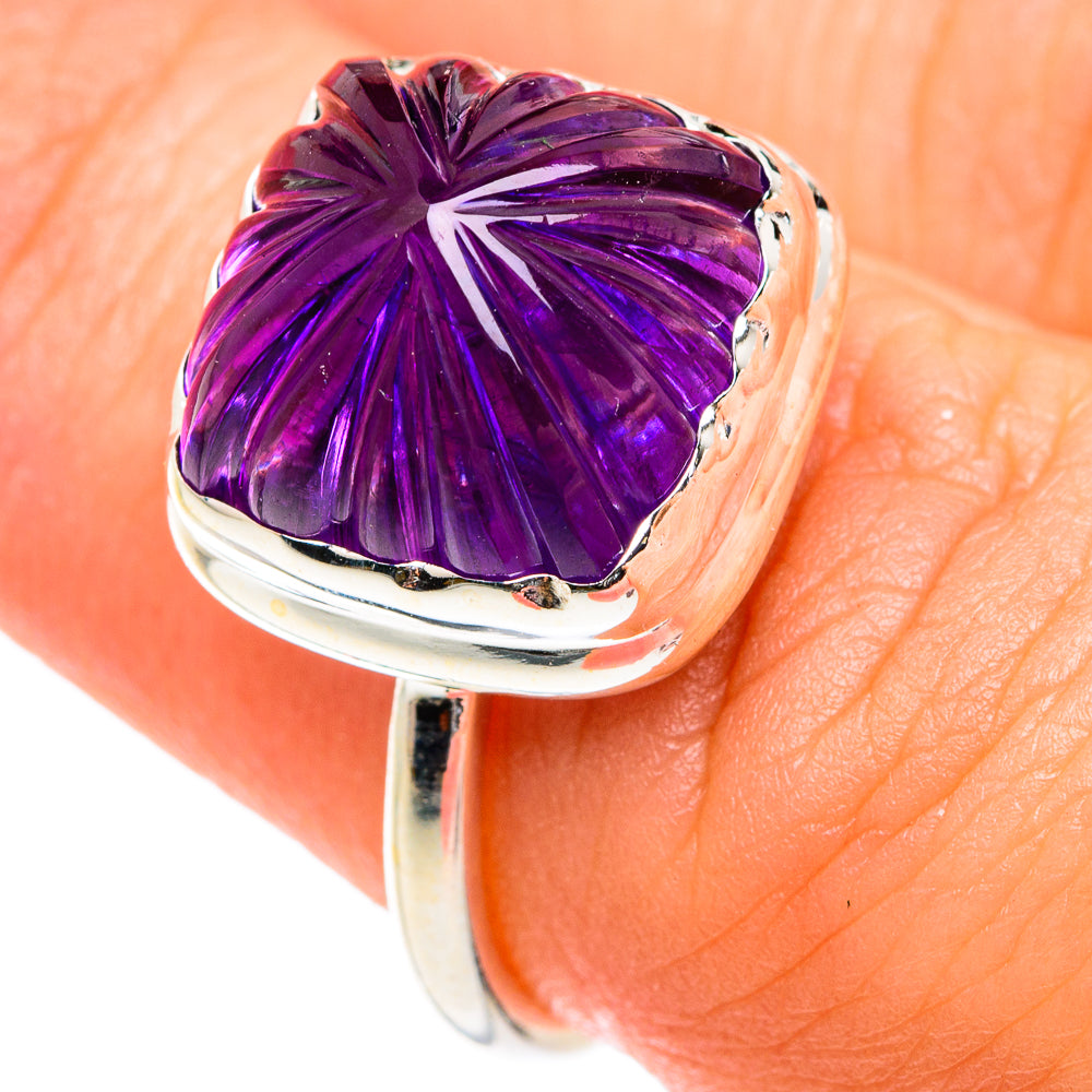 Amethyst Rings handcrafted by Ana Silver Co - RING75418