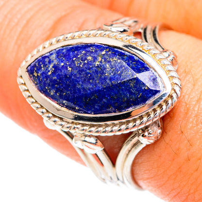 Lapis Lazuli Rings handcrafted by Ana Silver Co - RING75440