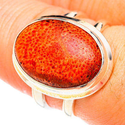 Sponge Coral Rings handcrafted by Ana Silver Co - RING75448