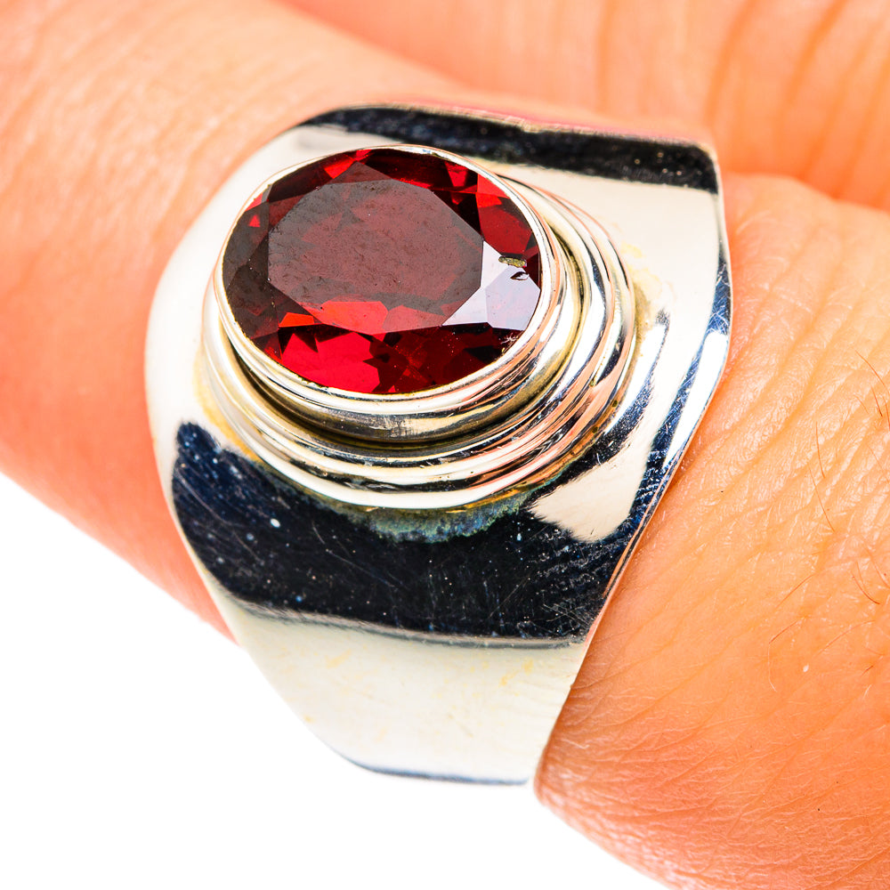Garnet Rings handcrafted by Ana Silver Co - RING75452