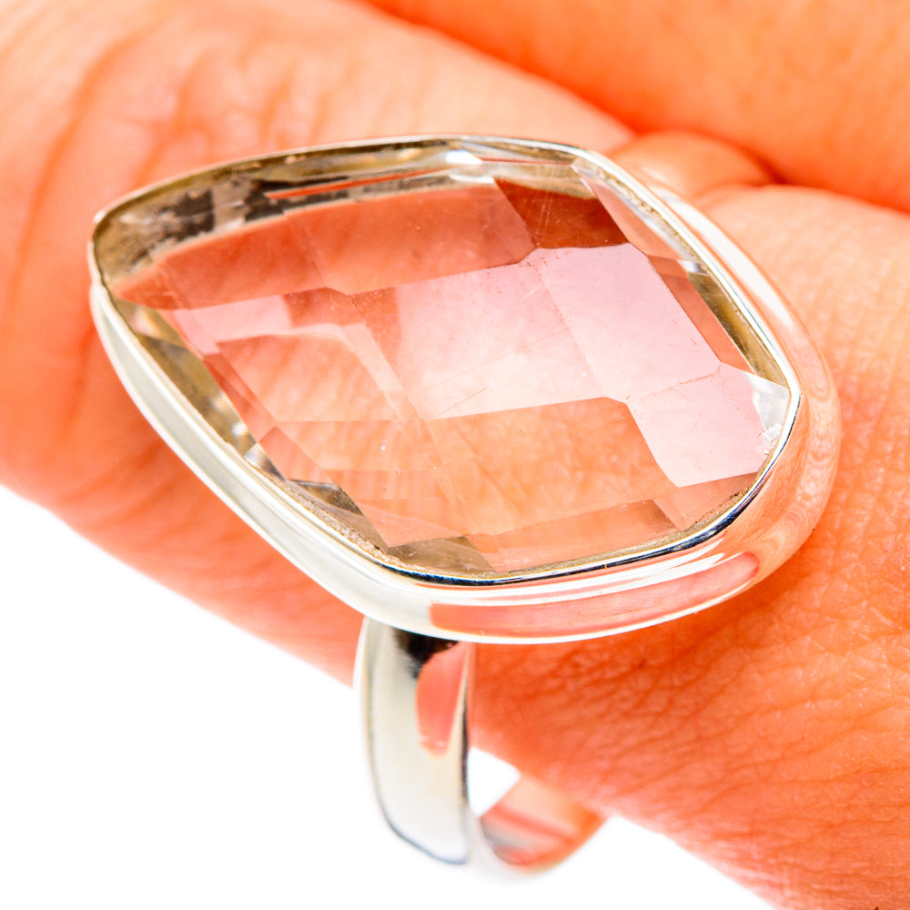 White Quartz Rings handcrafted by Ana Silver Co - RING75461