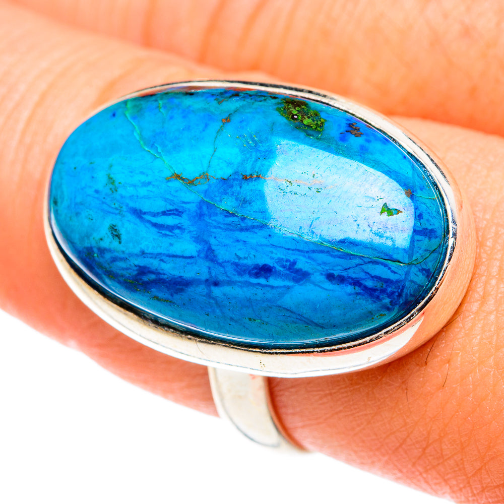 Chrysocolla Rings handcrafted by Ana Silver Co - RING75470
