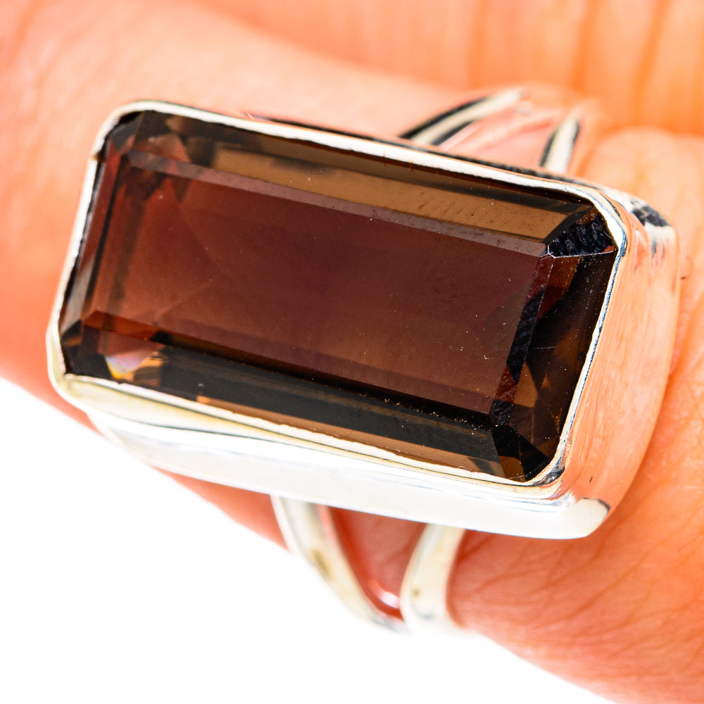 Smoky Quartz Rings handcrafted by Ana Silver Co - RING75478