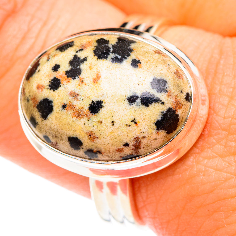 Dalmatian Jasper Rings handcrafted by Ana Silver Co - RING75479