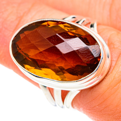 Mandarin Citrine Rings handcrafted by Ana Silver Co - RING75480