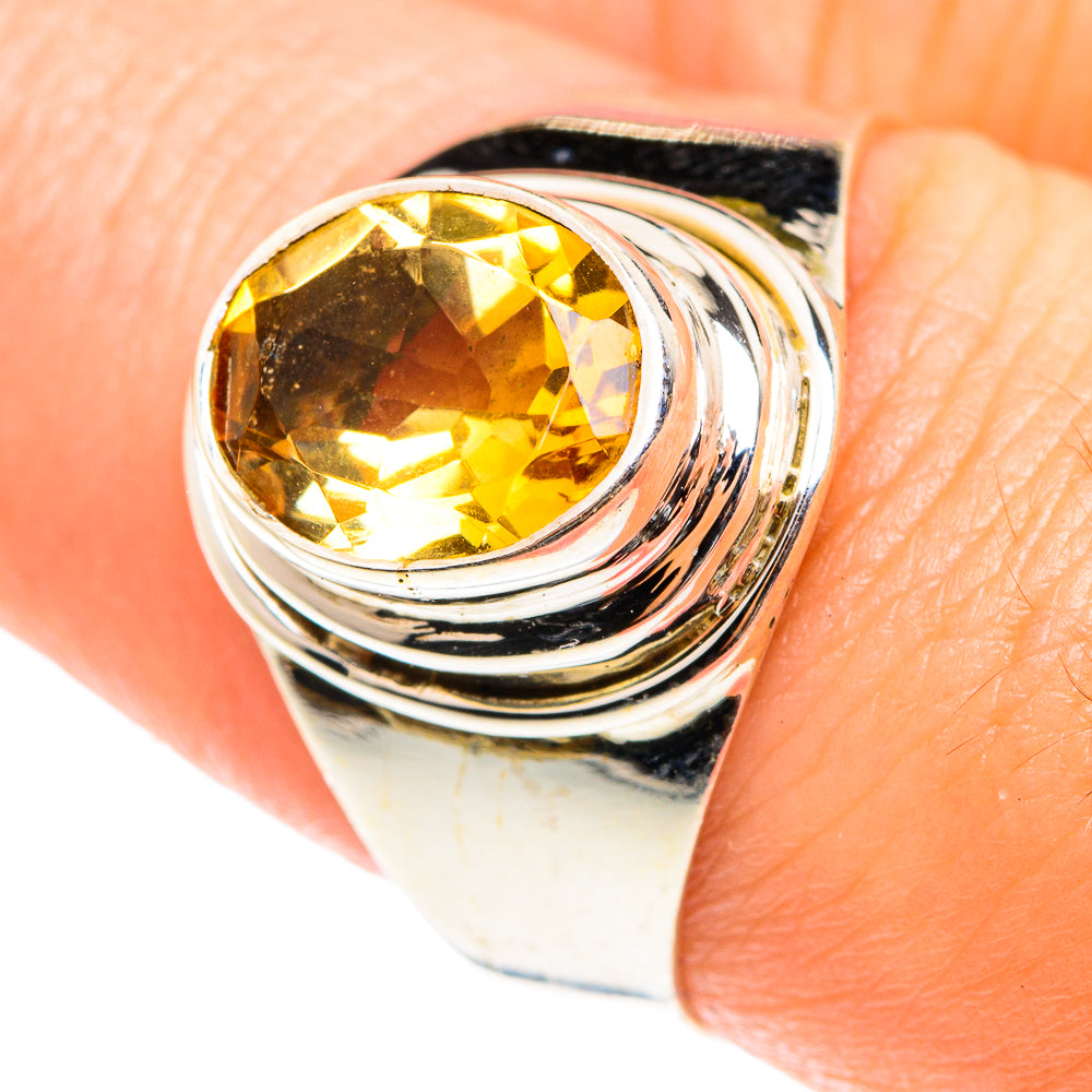 Citrine Rings handcrafted by Ana Silver Co - RING75483