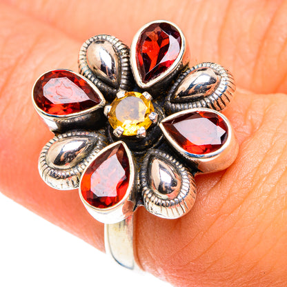 Garnet Rings handcrafted by Ana Silver Co - RING75486
